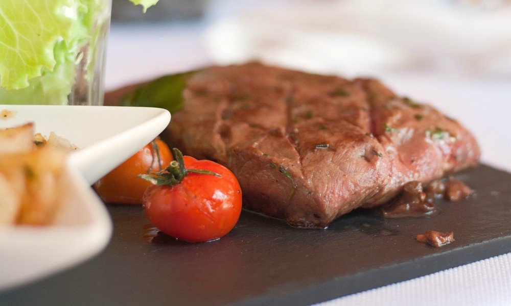 Beef Steak on table